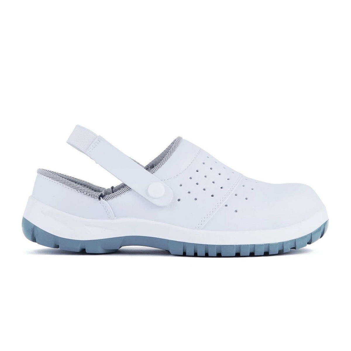 Mekap Pro Slipper 211-01 O1 Korumasız Beyaz Mikrofiber İş Güvenlik Terliği
