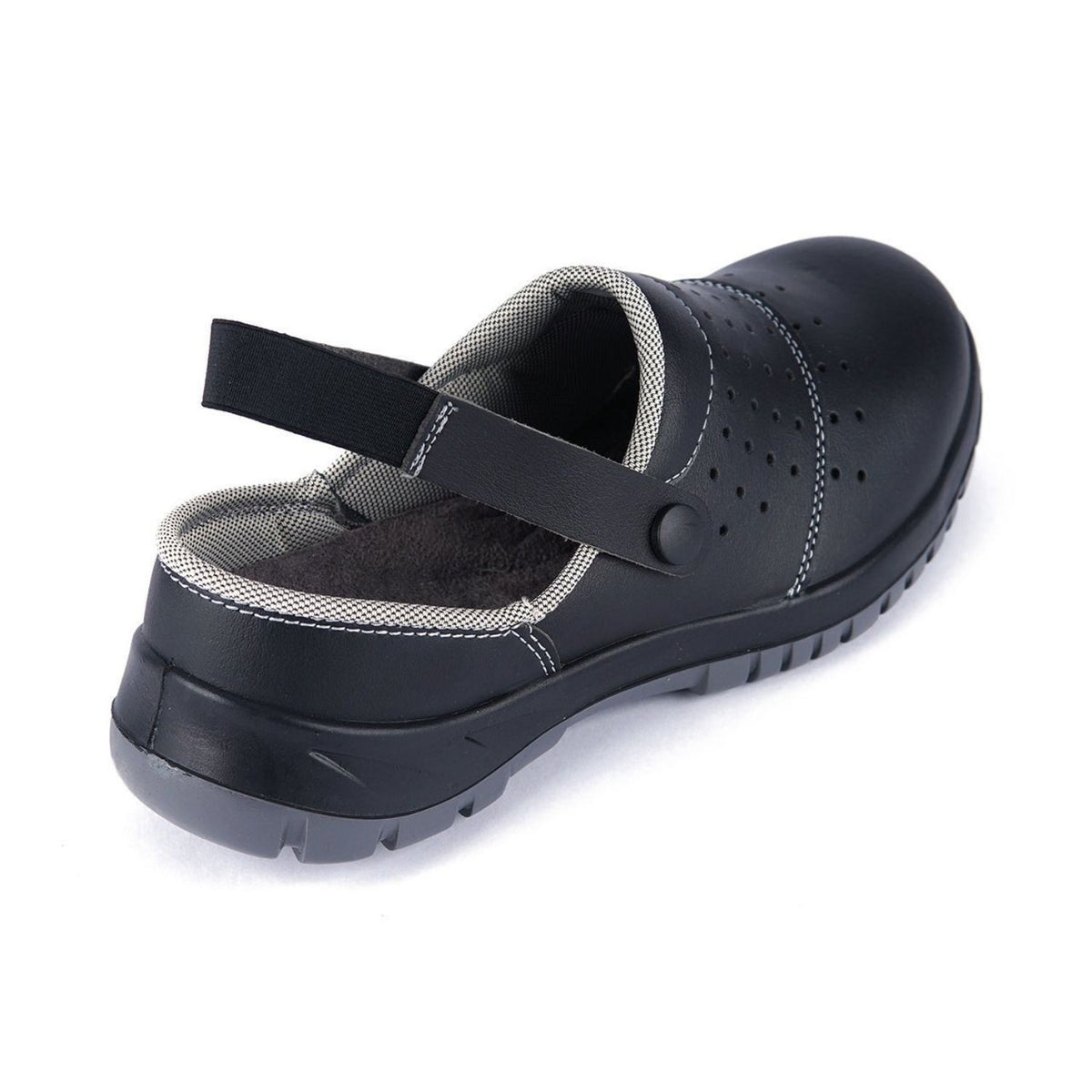 Mekap Pro Slipper 211-03 O1 Korumasız Siyah Mikrofiber İş Güvenlik Terliği