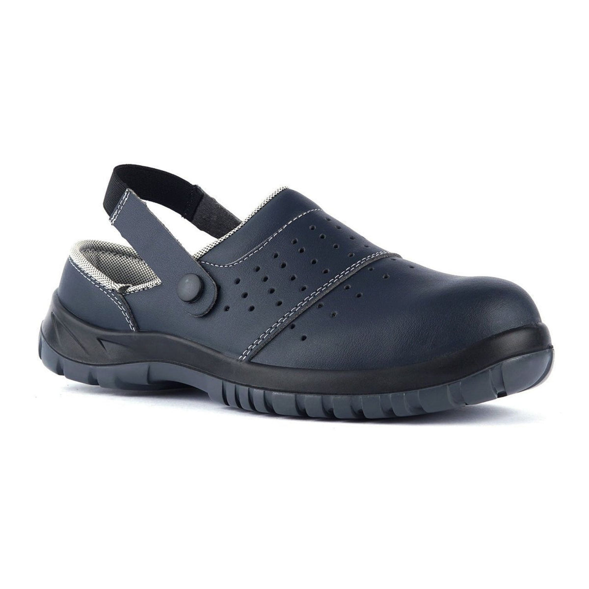 Mekap Pro Slipper 211-02 O1 Korumasız Lacivert Mikrofiber İş Güvenlik Terliği