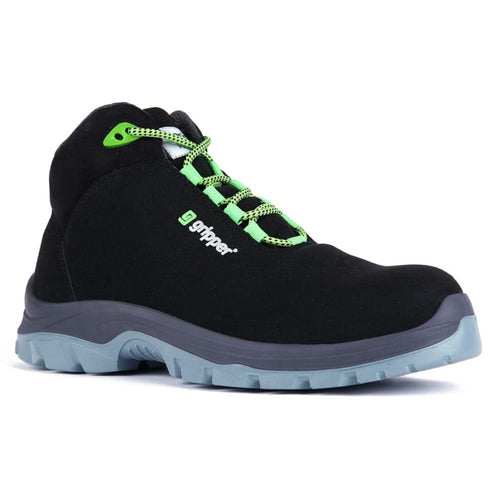 Gripper Amur GPR-154 S2 Kompozit Burunlu Su İtici Siyah Mikrofiber İş Ayakkabısı