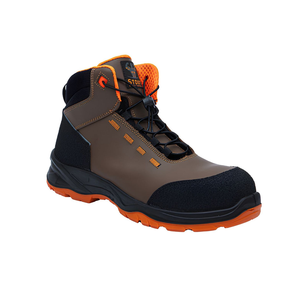 Stout Planeta EPL5463 S3L Kompozit Burun Kevlar Ara Taban Yeşil Vidala Deri İş Botu